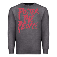 Charcoal Heather Foster The People Premium Sweatshirt - linhVisuals