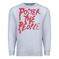 Heather Grey Foster The People Premium Sweatshirt - linhVisuals