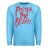 Ocean Blue Foster The People Premium Sweatshirt - linhVisuals