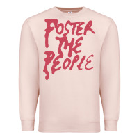 Pale Pink Foster The People Premium Sweatshirt - linhVisuals
