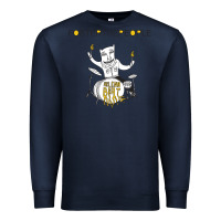 Navy Foster The People Helena Beat Premium Sweatshirt - linhVisuals