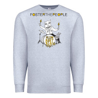 Heather Grey Foster The People Helena Beat Premium Sweatshirt - linhVisuals
