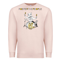 Pale Pink Foster The People Helena Beat Premium Sweatshirt - linhVisuals