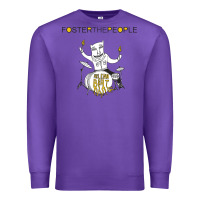 Purple Foster The People Helena Beat Premium Sweatshirt - linhVisuals