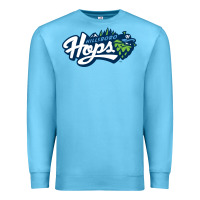 Ocean Blue hillsboro hops Premium Sweatshirt - linhVisuals