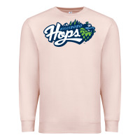 Pale Pink hillsboro hops Premium Sweatshirt - linhVisuals