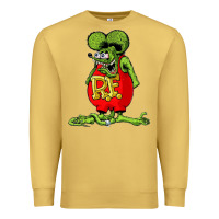 Antique Gold rat fink  fk27 Premium Sweatshirt - linhVisuals