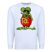 White rat fink  fk27 Premium Sweatshirt - linhVisuals