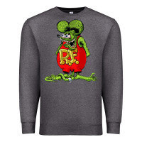 Charcoal Heather rat fink  fk27 Premium Sweatshirt - linhVisuals