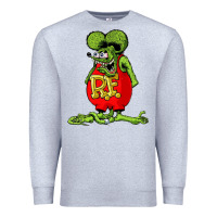 Heather Grey rat fink  fk27 Premium Sweatshirt - linhVisuals