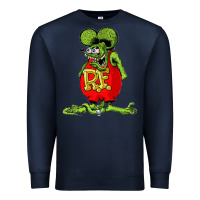 Navy rat fink  fk27 Premium Sweatshirt - linhVisuals