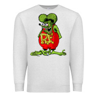 Oatmeal Heather rat fink  fk27 Premium Sweatshirt - linhVisuals