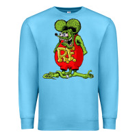Ocean Blue rat fink  fk27 Premium Sweatshirt - linhVisuals