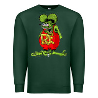 Sports Green rat fink  fk27 Premium Sweatshirt - linhVisuals