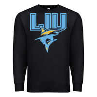 Black long island university sharks Premium Sweatshirt - linhVisuals