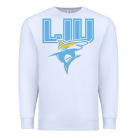 White long island university sharks Premium Sweatshirt - linhVisuals