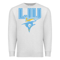 Oatmeal Heather long island university sharks Premium Sweatshirt - linhVisuals
