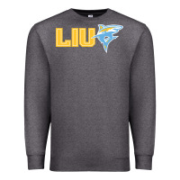 Charcoal Heather long island university sharks Premium Sweatshirt - linhVisuals