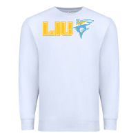 White long island university sharks Premium Sweatshirt - linhVisuals