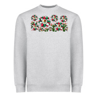 Heather Grey mexican flag sunflower Heavyweight Sweatshirt - JahusDesignShop