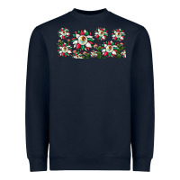 Navy mexican flag sunflower Heavyweight Sweatshirt - JahusDesignShop