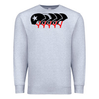 Heather Grey roller derby helmets Premium Sweatshirt - linhVisuals