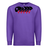 Purple roller derby helmets Premium Sweatshirt - linhVisuals
