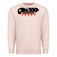 Pale Pink roller derby helmets Premium Sweatshirt - linhVisuals
