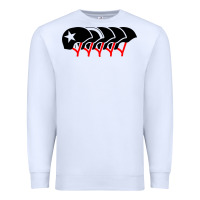 White roller derby helmets Premium Sweatshirt - linhVisuals