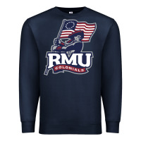 Navy robert morris colonials Premium Sweatshirt - linhVisuals