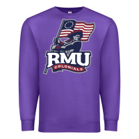 Purple robert morris colonials Premium Sweatshirt - linhVisuals