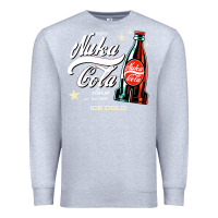 Heather Grey klasicoke Premium Sweatshirt - linhVisuals