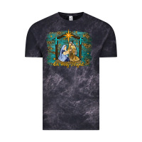 Cloud Black oh holy night western Vintage Tee - RanaPortraitStore