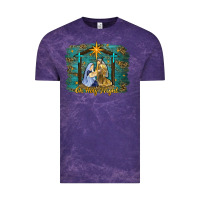 Cloud Purple oh holy night western Vintage Tee - RanaPortraitStore