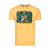 Vintage Mustard oh holy night western Vintage Tee - RanaPortraitStore