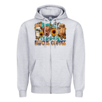 Moody Before Coffee Zipper Hoodie | Teevron