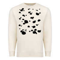 Sandshell dalmatian dog pattern funny diy costume t shirt Premium Sweatshirt - linhVisuals