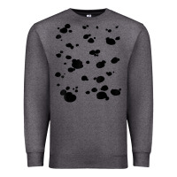Charcoal Heather dalmatian dog pattern funny diy costume t shirt Premium Sweatshirt - linhVisuals