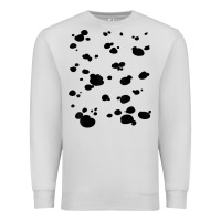 Dove Grey dalmatian dog pattern funny diy costume t shirt Premium Sweatshirt - linhVisuals