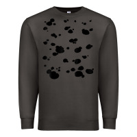 Smoke dalmatian dog pattern funny diy costume t shirt Premium Sweatshirt - linhVisuals