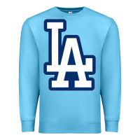 Ocean Blue la los angeles Premium Sweatshirt - linhVisuals