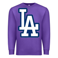 Purple la los angeles Premium Sweatshirt - linhVisuals