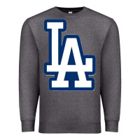 Charcoal Heather la los angeles Premium Sweatshirt - linhVisuals