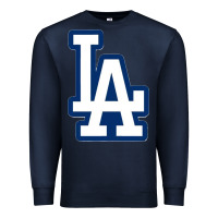 Navy la los angeles Premium Sweatshirt - linhVisuals