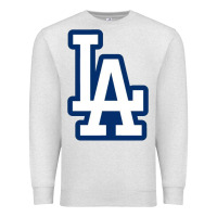 Oatmeal Heather la los angeles Premium Sweatshirt - linhVisuals