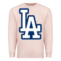 Pale Pink la los angeles Premium Sweatshirt - linhVisuals