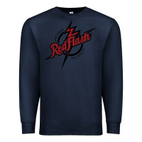 Navy st. francis (pa) red flash Premium Sweatshirt - linhVisuals