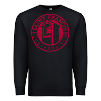 Black st. francis (pa) red flash Premium Sweatshirt - linhVisuals