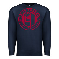 Navy st. francis (pa) red flash Premium Sweatshirt - linhVisuals