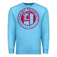 Ocean Blue st. francis (pa) red flash Premium Sweatshirt - linhVisuals